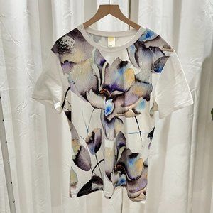 Standard Issue Floral Print Polyester Tshirt